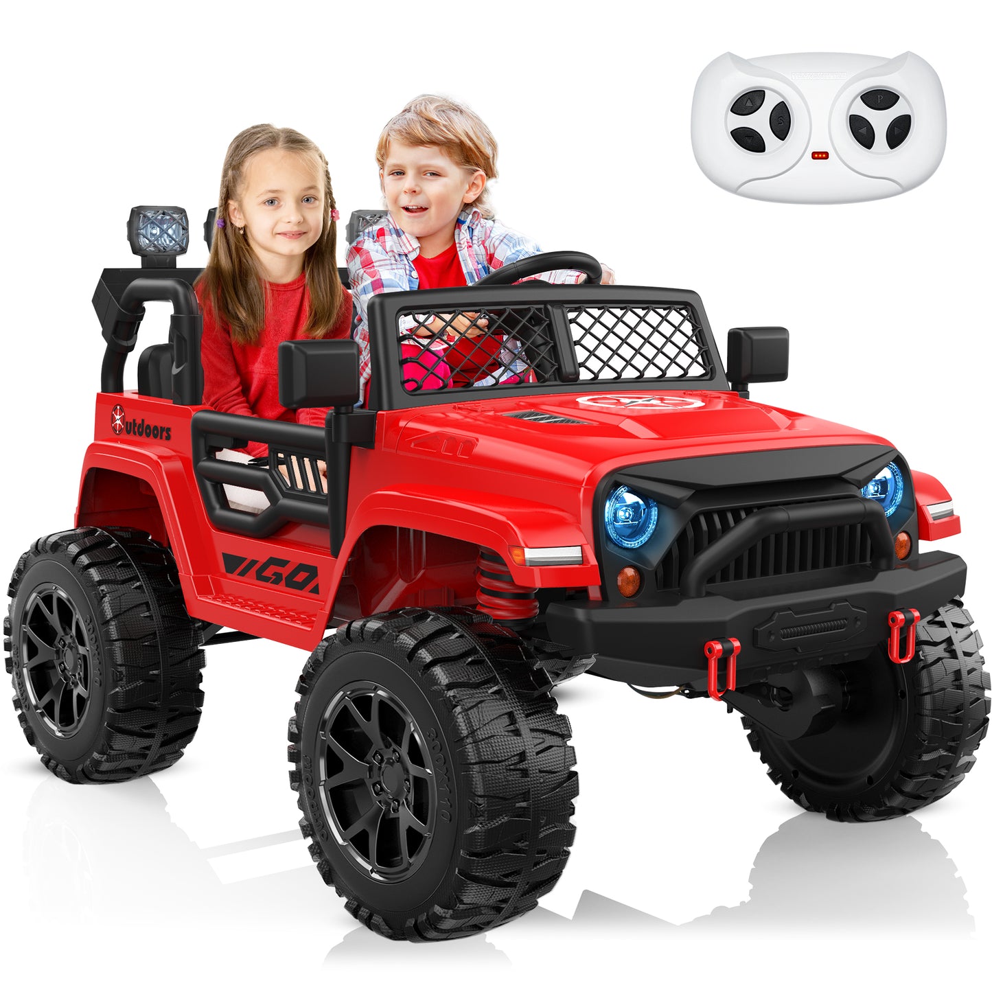 TOKTOO 24V Powered Ride on Truck for Kids