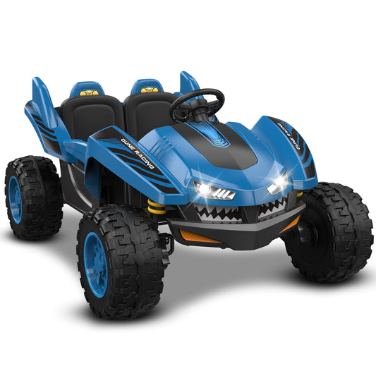 TOKTOO 24V Ride on Shark Car, 2-Seater Ride on UTV