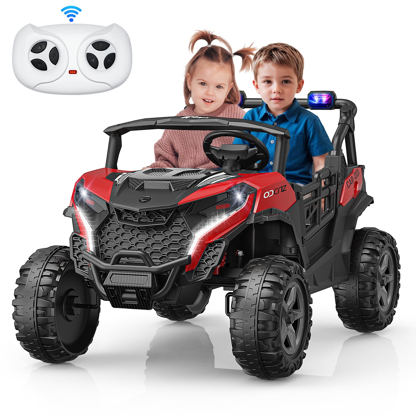 TOKTOO 12V 2-Seater Powered Ride on UTV