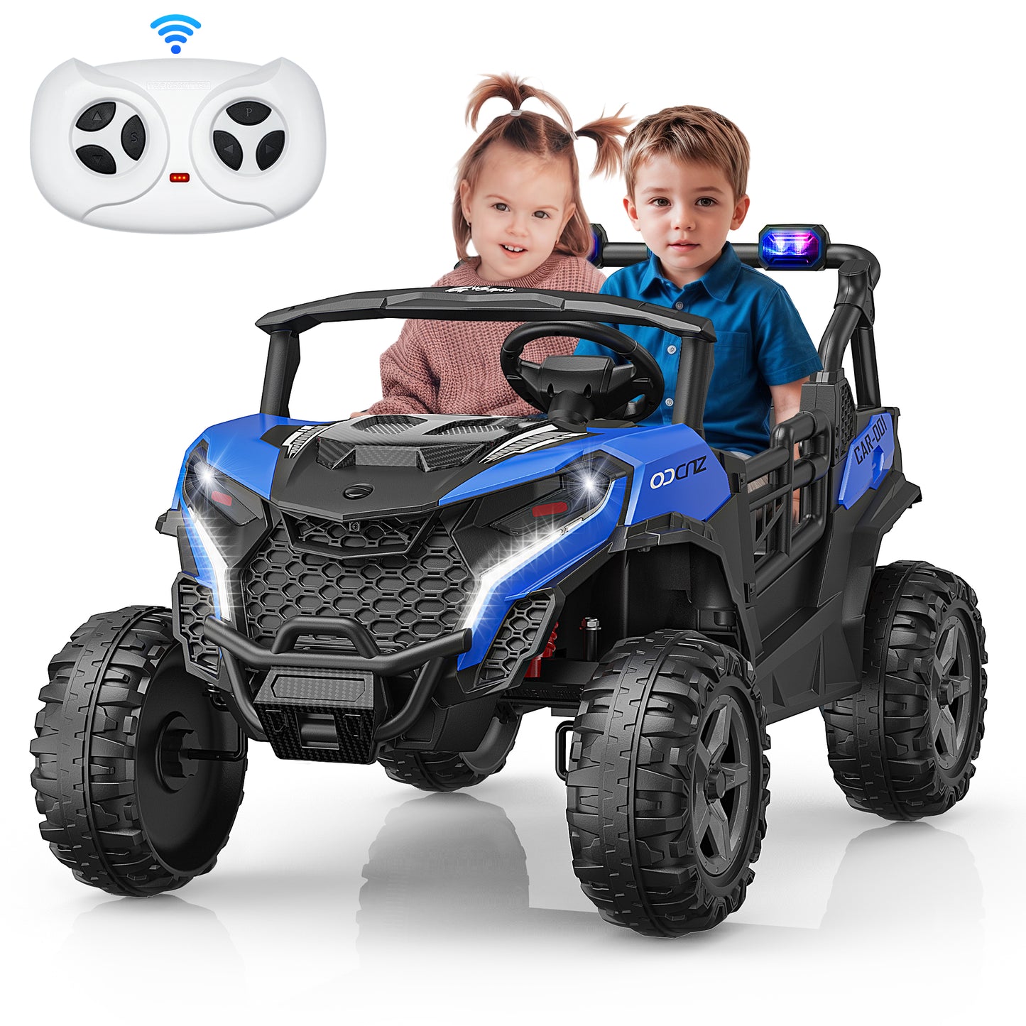 TOKTOO 12V 2-Seater Powered Ride on UTV