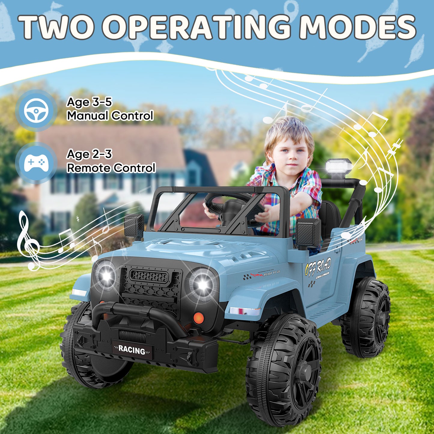 TOKTOO 12V Ride on Truck for Kids