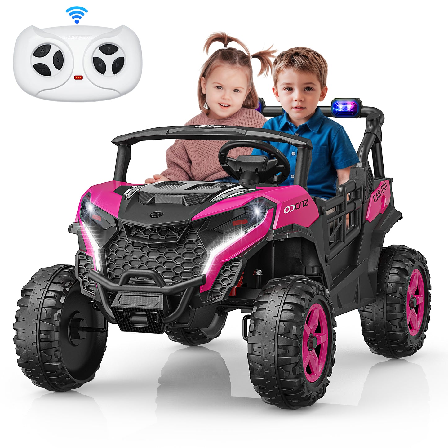 TOKTOO 12V 2-Seater Powered Ride on UTV