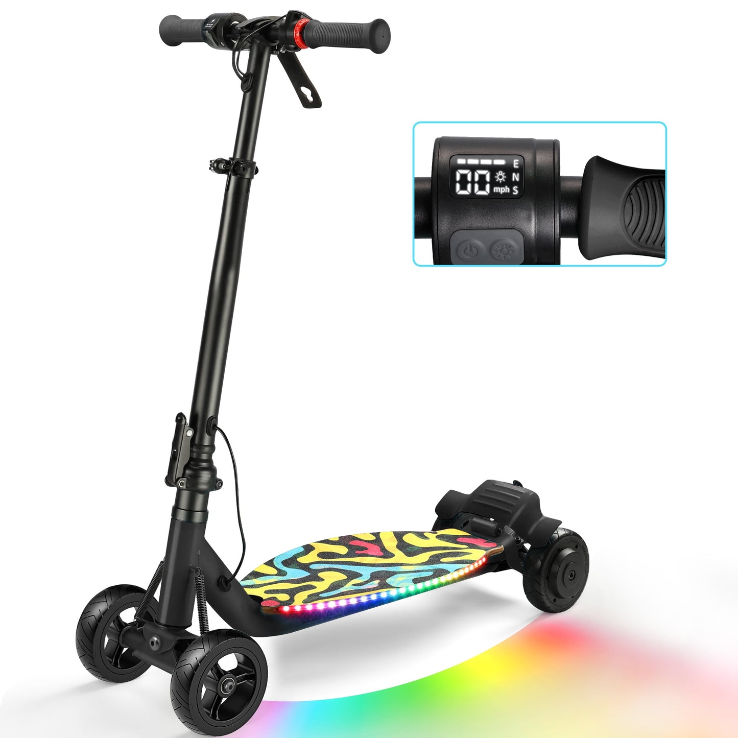 24V 4-Wheeled Kids Electric Scooter